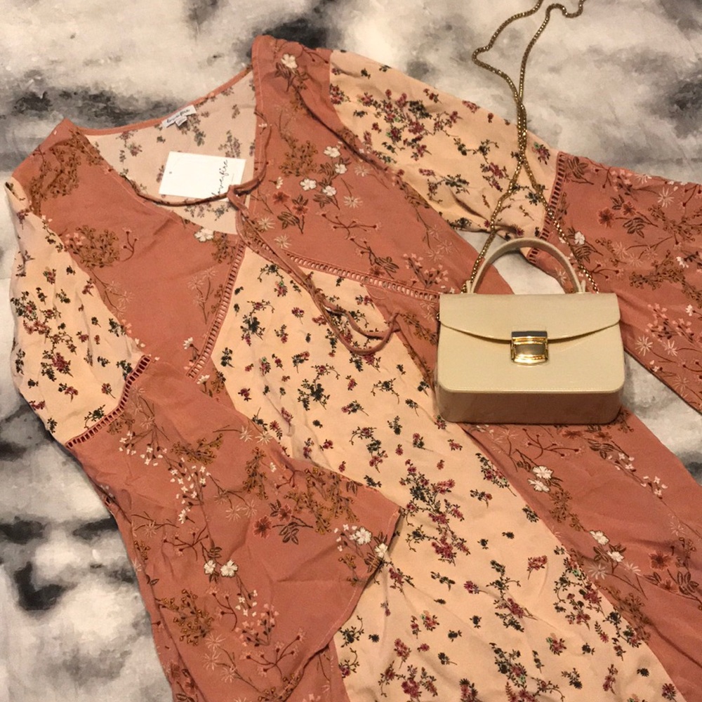 Boho pink floral dress ✨👗